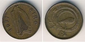 1/2 Penny Irlanda (1922 - ) Bronzo 