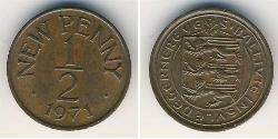 1/2 Penny Isola di Jersey Bronzo 