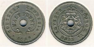 1/2 Penny Southern Rhodesia (1923-1980) Bronzo Giorgio VI (1895-1952)