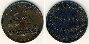 1/2 Penny Australia (1788 - 1939) Cobre 