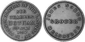 1/2 Penny Australia (1788 - 1939) Cobre 