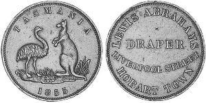 1/2 Penny Australia (1788 - 1939) Cobre 