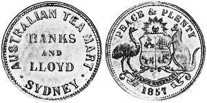 1/2 Penny Australia (1788 - 1939) Cobre 