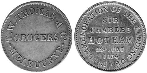 1/2 Penny Australia (1788 - 1939) Cobre 