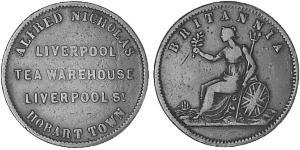 1/2 Penny Australia (1788 - 1939) Copper 