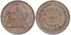 1/2 Penny Saint Helena (1981 - ) Copper 