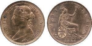 1/2 Penny United Kingdom Copper Victoria (1819 - 1901)