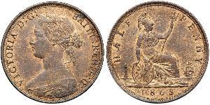 1/2 Penny United Kingdom Copper Victoria (1819 - 1901)