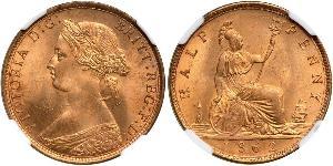 1/2 Penny United Kingdom Copper Victoria (1819 - 1901)