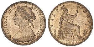 1/2 Penny United Kingdom Copper Victoria (1819 - 1901)