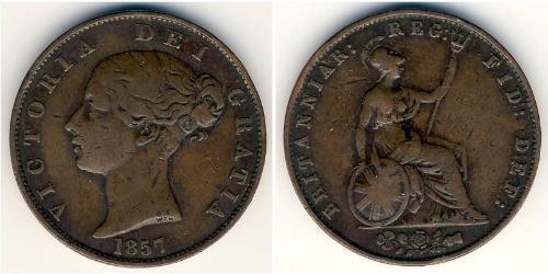 1/2 Penny United Kingdom Copper 