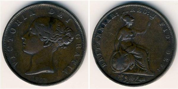 1/2 Penny United Kingdom Copper 