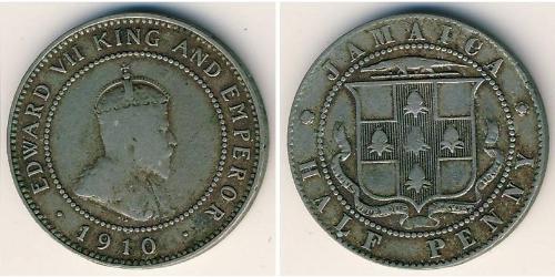 1/2 Penny Jamaica (1962 - ) Copper/Nickel 