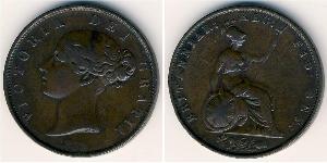 1/2 Penny Royaume-Uni Cuivre 