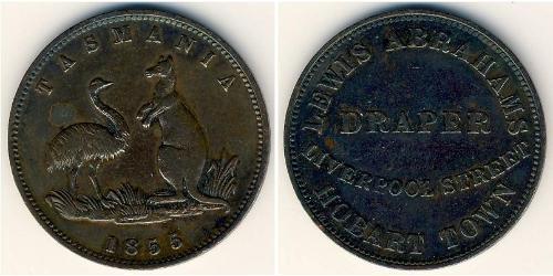 1/2 Penny Ôstralie (1788 - 1939) Cuivre 