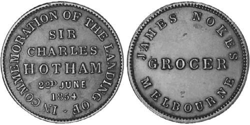 1/2 Penny Ôstralie (1788 - 1939) Cuivre 
