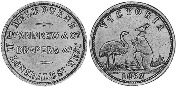 1/2 Penny Ôstralie (1788 - 1939) Cuivre 