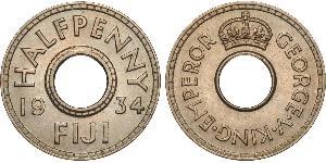 1/2 Penny Fidji Cuivre/Nickel George V (1865-1936)