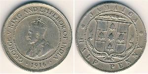 1/2 Penny Jamayica (1962 - ) Cuivre/Nickel 