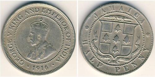 1/2 Penny Jamayica (1962 - ) Cuivre/Nickel 