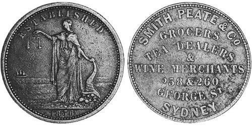 1/2 Penny Australien (1788 - 1939) Kupfer 