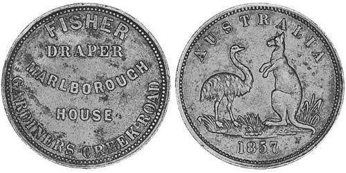 1/2 Penny Australien (1788 - 1939) Kupfer 