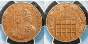 1/2 Penny Vereinigtes Königreich Kupfer 
