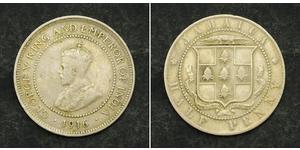 1/2 Penny Britisches Weltreich (1497 - 1949) / Jamaika (1962 - ) Kupfer/Nickel George V (1865-1936)