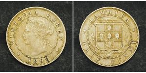 1/2 Penny Jamaika (1962 - ) Kupfer/Nickel Victoria (1819 - 1901)