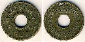 1/2 Penny Figi Ottone 