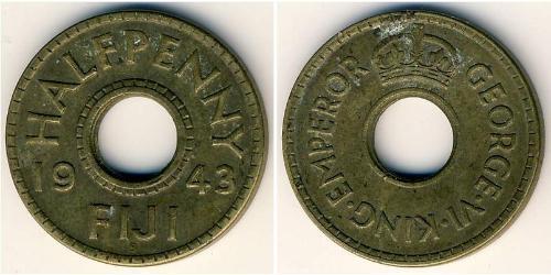 1/2 Penny Figi Ottone 