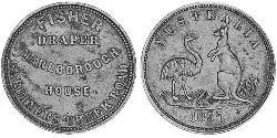 1/2 Penny Australia (1788 - 1939) Rame 