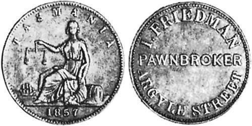 1/2 Penny Australia (1788 - 1939) Rame 