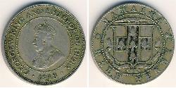 1/2 Penny Giamaica (1962 - ) Rame/Nichel 