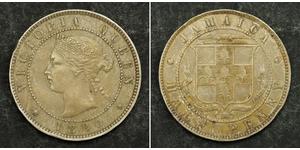 1/2 Penny Giamaica (1962 - ) Rame/Nichel Vittoria (1819 - 1901)