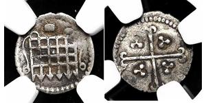 1/2 Penny Kingdom of England (927-1649,1660-1707) Silver Elizabeth I (1533-1603)