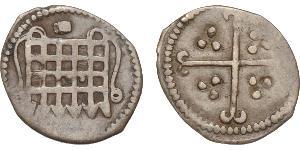 1/2 Penny Kingdom of England (927-1649,1660-1707) Silver Elizabeth I (1533-1603)