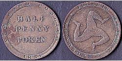1/2 Penny Isle of Man  