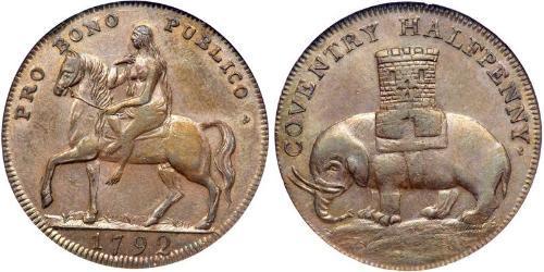 1/2 Penny Kingdom of Great Britain (1707-1801)  