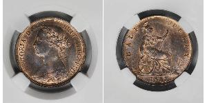 1/2 Penny Regno Unito di Gran Bretagna e Irlanda (1801-1922)  Vittoria (1819 - 1901)