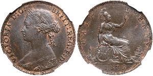 1/2 Penny Royaume-Uni de Grande-Bretagne et d