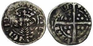 1/2 Penny 英格兰王国 銀 Edward I (1239 - 1307)