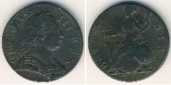 1/2 Penny 英国 銅 