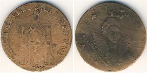 1/2 Penny 英国 銅 