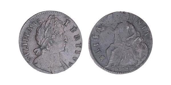 1/2 Penny 英格兰王国 銅 威廉三世 (奥兰治)