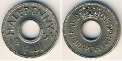 1/2 Penny Fiji 镍/銅 