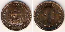 1/2 Penny South Africa 青铜 伊丽莎白二世 (1926-2022)