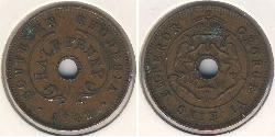 1/2 Penny 南羅德西亞 青铜 乔治六世 (1895-1952)
