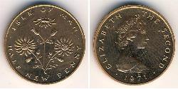 1/2 Penny 曼島 青铜 伊丽莎白二世 (1926-2022)