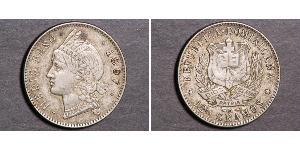 1/2 Peso République dominicaine Argent 